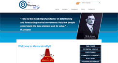 Desktop Screenshot of mastersinnifty.com
